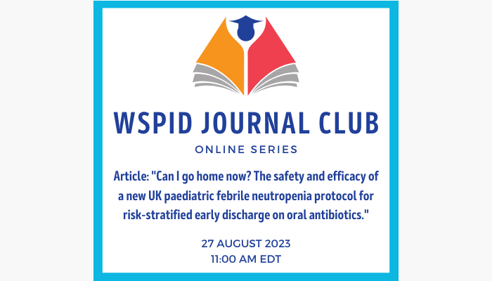 Join the WSPID Journal Club - August 2023