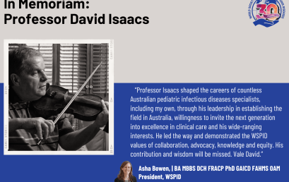 In Memoriam: Professor David Isaacs