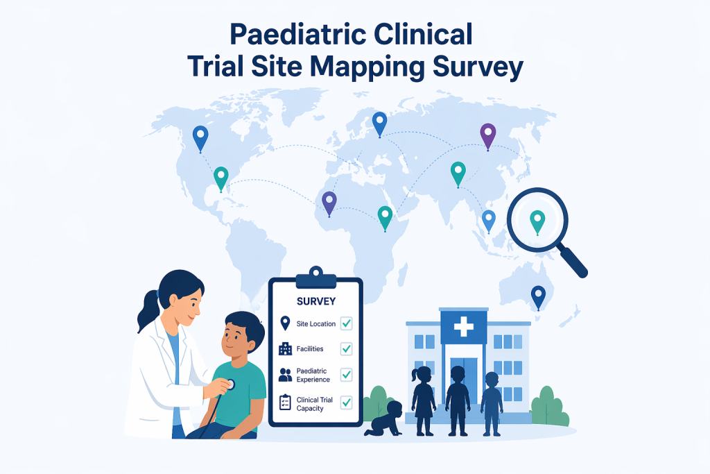 Invitation to Participate:  Paediatric Clinical Trial Site Mapping Survey